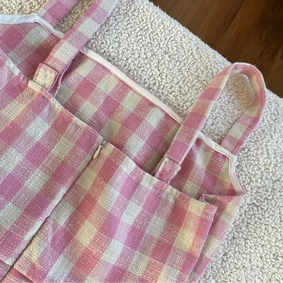 CIDER Elegant Pink and White Mini Dress coquette Femenine (reduced to small) - Picture 6 of 10